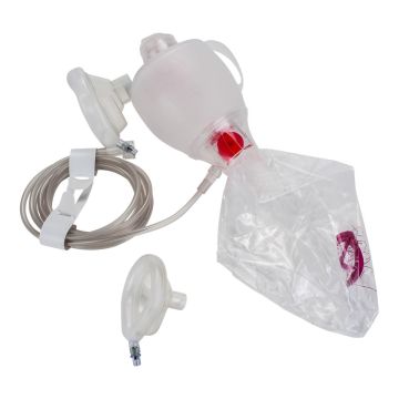 Ambu SPUR II Pediatrie met drukbegrenzings-ventiel en masker #0 en #1