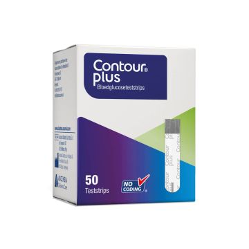 Contour Plus teststrips 50 stuks